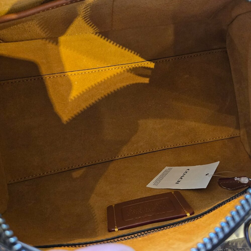 ❤️SOLD❤️ Coach Ruby Satchel 25 in Colorblock - Picture 11 of 16